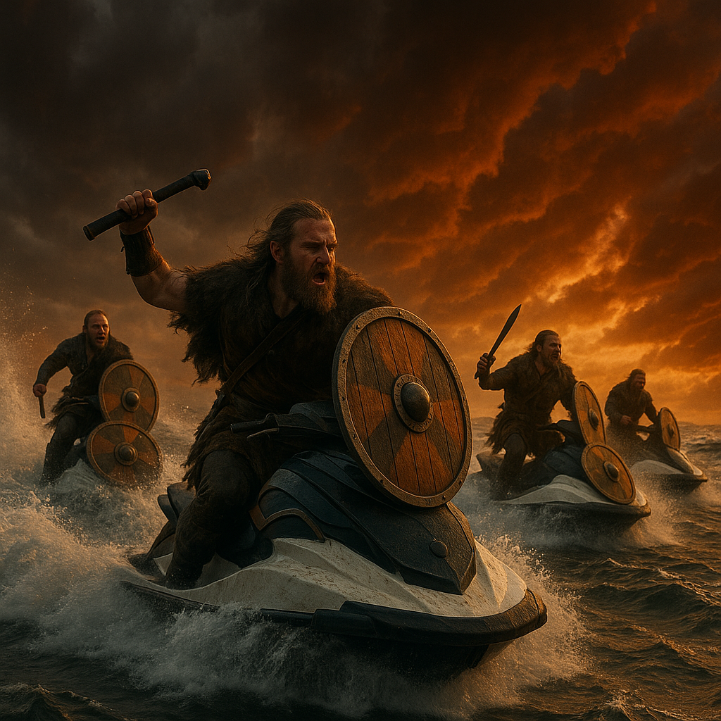 Vikings to Battle on Jetskis