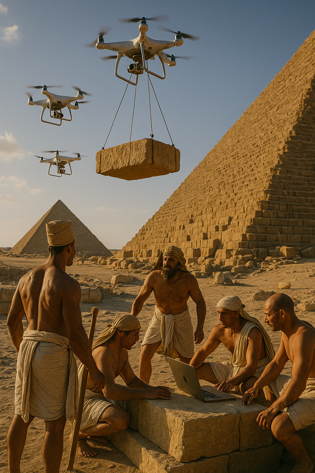 Constructing the Pyramids